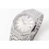 Royal Oak ZF 15510 "50th Anniversary" 1:1 Best Edition White Textured Dial on SS Bracelet A4302