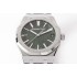 Royal Oak ZF 15510 "50th Anniversary" 1:1 Best Edition Green Textured Dial on SS Bracelet A4302