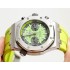 Royal Oak Offshore JF 26703 Chronograph Best Edition Green Dial on Green Rubber Strap A3124 V2
