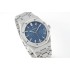 Royal Oak APSF 15500 Best Edition Blue Textured Dial on SS Bracelet A4302 Super Clone V2