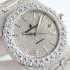 Royal Oak SF 15400 Big diamond Bezel Full diamond Dial on Full diamond Bracelet Cal.8215