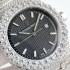 Royal Oak SF 15500 Big diamond Bezel Black Dial on Full diamond Bracelet Cal.8215