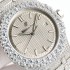 Royal Oak SF 15500 Big diamond Bezel Grey Dial on Full diamond Bracelet Cal.8215