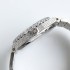 Royal Oak SF 15510 50th Anniversary Big diamond Bezel White Dial on Full diamond Bracelet Cal.8215