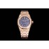 Royal Oak TWF 15450 1:1 Best Edition RG Blue Textured Dial on Bracelet Super Clone A3120