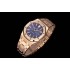 Royal Oak TWF 15450 1:1 Best Edition RG Blue Textured Dial on Bracelet Super Clone A3120