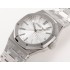 Royal Oak JF 15510 "50th Anniversary" 1:1 Best Edition White Textured Dial on SS Bracelet A4302