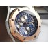 Royal Oak Offshore JF 26471 1:1 Best Edition Blue Dial on Black Embossed Croc strap A3126