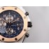 Royal Oak Offshore JF 26471 1:1 Best Edition Blue Dial on Black Embossed Croc strap A3126