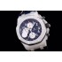 Royal Oak Offshore JF 26470 Navy 2014 1:1 Best Edition Blue Dial on Blue Leather Strap A3126 V2