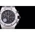 Royal Oak Offshore JF 26470 Grey Themes 1:1 Best Edition Grey Dial on Grey Leather Strap A3126 V2