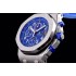 Royal Oak Offshore JF 26470 Blue Themes 1:1 Best Edition Blue Dial on Blue rubber Strap A3126 V2