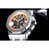 Royal Oak Offshore 26170 JF Ultimate Edition 1:1 Best Edition Orange Dial on Black leather strap A3126