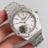 Royal Oak JF 15450 1:1 Best Edition White Textured Dial on SS Bracelet Super Clone A3120