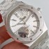 Royal Oak JF 15450 1:1 Best Edition White Textured Dial on SS Bracelet Super Clone A3120