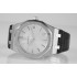 Royal Oak BF 15500 41mm 1:1 Best Edition White Textured Dial on SS Black leather strap A4302