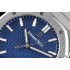 Royal Oak ZF 15500 41mm 1:1 Best Edition Blue Textured Dial on SS Bracelet A4302 Super Clone V3