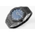 Royal Oak ZF 15500 41mm DLC 1:1 Best Edition Blue Textured Dial on SS Bracelet A4302 Super Clone V3