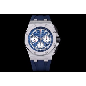 Royal Oak Offshore JF 26420 1:1 Best Edition Blue Dial on Blue rubber strap A4401