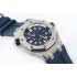 Royal Oak Offshore Diver IPF 15720 Black Ceramic Best Edition Blue textured dial on Rubber Strap A4308