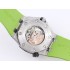 Royal Oak Offshore Diver JF 15710 SS Best Edition Green Dial on Green Rubber Strap A3120