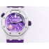 Royal Oak Offshore Diver JF 15710 SS Best Edition Purple Dial on Purple Rubber Strap A3120