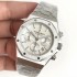 Royal Oak Chronograph SS BF Best Edition White/White Dial on SS Bracelet A7750
