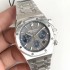 Royal Oak Chronograph SS BF Best Edition Grey/Blue Dial on SS Bracelet A7750