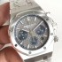 Royal Oak Chronograph SS BF Best Edition Grey/Blue Dial on SS Bracelet A7750
