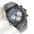 Royal Oak 41mm SF AAA Quality Best Edition PVD Blue/Silvery Dial on PVD Bracelet VK Function Quartz