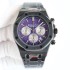 Royal Oak 41mm SF AAA Quality Best Edition PVD Purple/Silvery Dial on PVD Bracelet VK Function Quartz