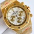 Royal Oak 41mm SF AAA Quality Best Edition YG White/Yellow gold Dial on YG Bracelet VK Function Quartz