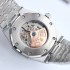 Royal Oak 42mm SF AAA Quality Best Edition White Skeleton Dial on SS Bracelet A2813