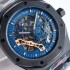 Royal Oak 42mm SF AAA Quality Best Edition PVD Blue Skeleton Dial on PVD Bracelet A2813