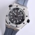 Royal Oak Offshore Diver SF AAA 15720 Best Edition Grey textured dial on Grey Rubber Strap A2813