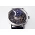 Tradition ZF 7097BB SS 1:1 Best Edition Blue/Gray Dial on Black Leather Strap A505