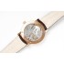 Roma Finissimo 41mm BVF 1:1 Best Edition White Dial On RG Brown leather strap Cal.BVL 128