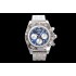 Chronomat B01 44mm WMF Best Edition Blue Dial with Silver subdials and Stick Markers on Bracelet A7750