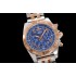 Chronomat B01 44mm WMF Best Edition RG Blue Dial with Roman Markers on RG Bracelet A7750