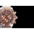 Chronomat B01 44mm WMF Brown Dial with Rose gold subdials and Stick Markers on Bracelet A7750
