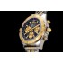 Chronomat B01 44mm WMF YG Black Dial with Yellow gold subdials and Stick Markers on YG Bracelet A7750