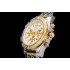 Chronomat B01 44mm WMF YG White Dial with Yellow gold subdials and Stick Markers on YG Bracelet A7750