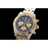 Chronomat B01 44mm WMF YG Blue Dial with Yellow gold subdials and Stick Markers on YG Bracelet A7750