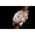 Chronomat B01 44mm WMF Best Edition SS/RG White Dial with Roman Markers on SS/RG Brown leather strap A7750