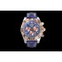 Chronomat B01 44mm WMF SS/RG Blue Dial with rose gold subdials on SS/RG Blue leather strap A7750