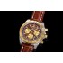 Chronomat B01 44mm WMF SS/YG Brown Dial with Stick Markers on SS/YG Brown leather strap A7750