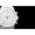 NAVITIMER WORLD TIME 46mm WMF 1:1 Best Edition White Dial on SS Bracelet A7750