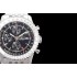NAVITIMER WORLD TIME 46mm WMF 1:1 SS Best Edition Black Dial on SS Bracelet A7750