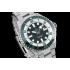 SuperOcean TF 44 Automatic 1:1 Best Edition Green Ceramic Bezel Green/White Dial on SS Bracelet A2824