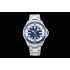 SuperOcean TF 44 Automatic 1:1 Best Edition Blue Ceramic Bezel Blue/White Dial on SS Bracelet A2824